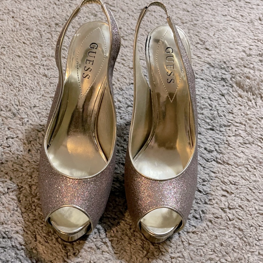 Guess sparkly heels